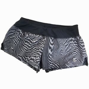 Nike dri fit running shorts purple zebra pattern